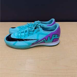 Nike Turquoise and Purple Air Zoom Racing Shoes